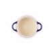 Mini cocotte de cerámica de gres tapa