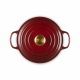 Cocotte de hierro fundido 25cm alta granate