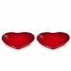 platos corazón le creuset