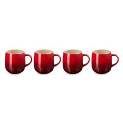 tazas grandes Le creuset set de 4 
