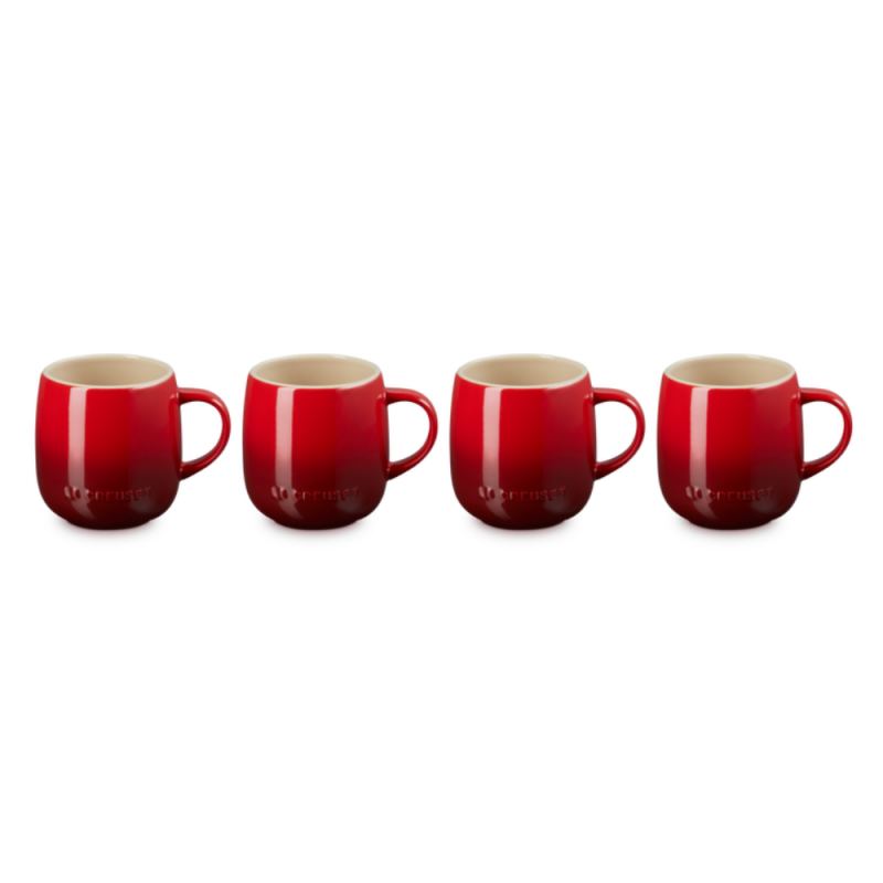 tazas grandes Le creuset set de 4 