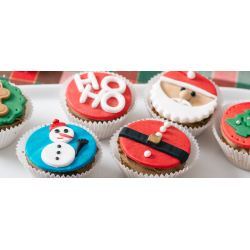 cupcake papa noel