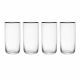  vasos de cristal borde dorado 510 ml