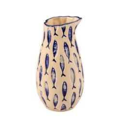 Jarra de gres de 500 ml peces