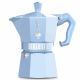 Cafetera Bialetti Moka Exclusive azul celeste 130 ml
