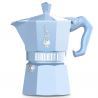 Cafetera Bialetti Moka Exclusive azul celeste 130 ml