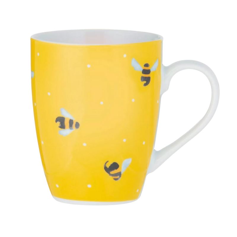 Taza gres diseño de abeja 38 cl