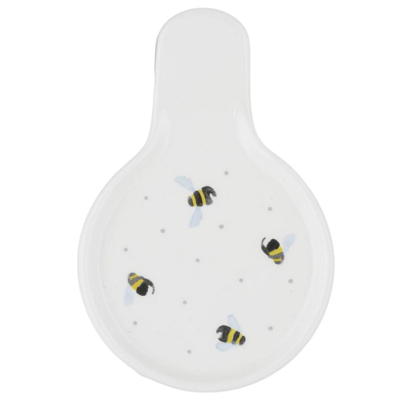 Reposa cucharas cerámica modelo de abejas