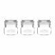 Set 3 tarros de cristal kilner