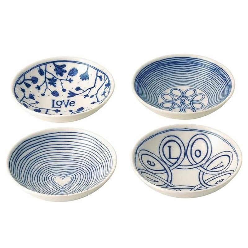 cuencos de porcelana LOVE