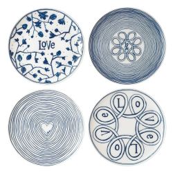Juego de platos 21cm porcelana Ellen DeGeneres