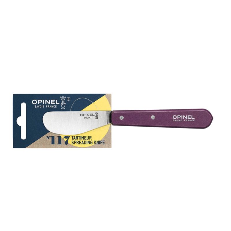 Cuchillo para untar de acero y madera