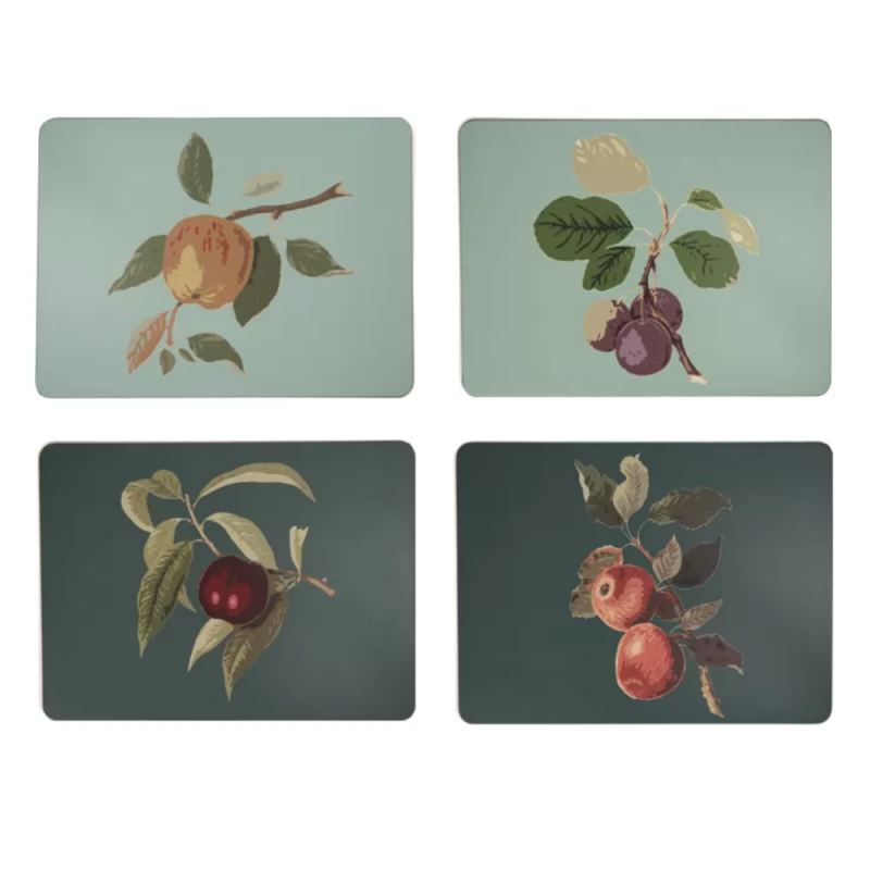 Set de 4 Manteles RHS Hooker Fruit Dexam