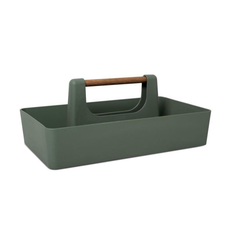 Caja de almacenamiento con asa