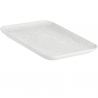 Bandeja de porcelana Bosco blanca 34.5 x 25 cm