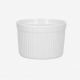 Ramequin de porcelana blanca 10 x 0.1 x 0.1 cm