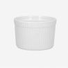 Ramequin de porcelana blanca 10 x 0.1 x 0.1 cm