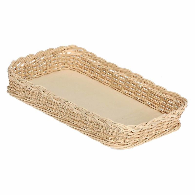 Cesta de mimbre para fuente de horno 35 cm
