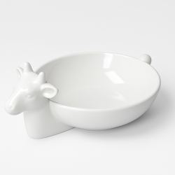 Bandeja de servir en forma de vaca