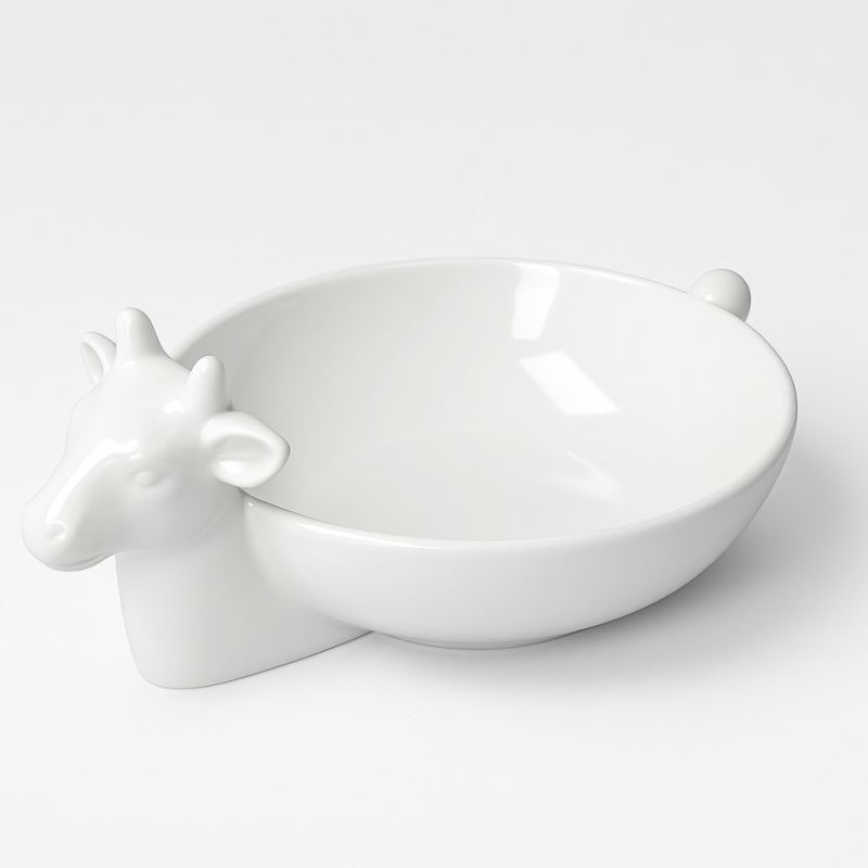 Bandeja de servir en forma de vaca