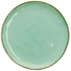 Plato de postre 20 cm verde agua 