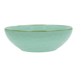 Ensaladera verde agua