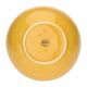 cuenco /plato hondo de 21 cm amarillo en cerámica de gres