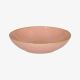 bol /plato hondo de 21 cm rosa en cerámica de gres