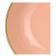 bowl /plato hondo de 21 cm rosa en cerámica de gres