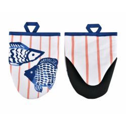 manoplas de cocina - diseño poisson