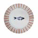 Plato llano de porcelana de 27 cm