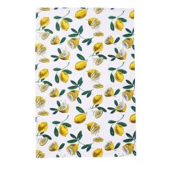 Paño de cocina de algodón - Limones (100 % algodón, amarillo)