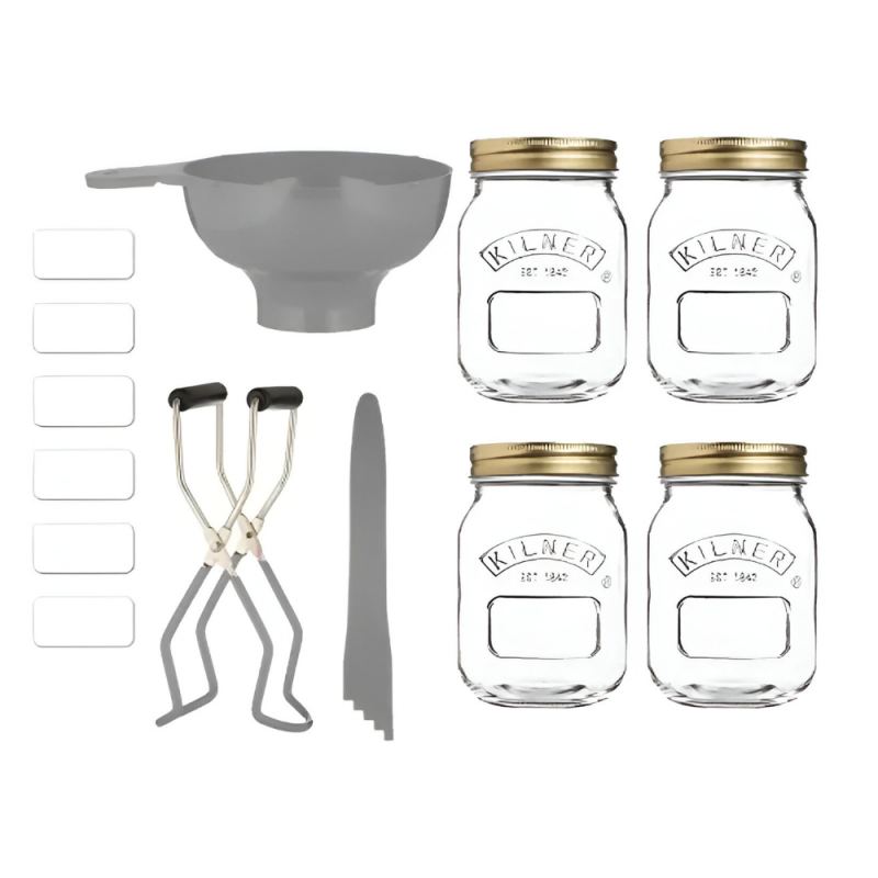 kit 8 Piezas Para Conservas Kilner 