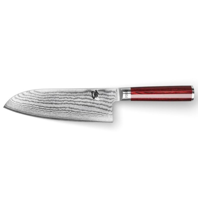 Cuchillo japonés Santoku 18 cm Shun Classic Red - Edición limitada