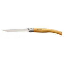Set Opinel 4 Cuchillos de Mesa con mango de olivo