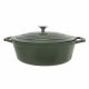 Cocotte hierro fundido oval verde castard 5.1 L
