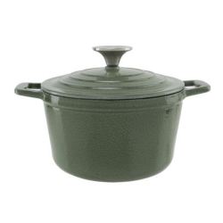 Cocotte hierro fundido castard verde 1.8 L
