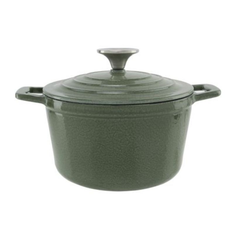 Cocotte hierro fundido castard verde 1.8 L