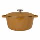 Cocotte hierro fundido ámbar dorado 4.6 l