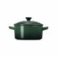 Mini cocotte de cerámica de gres verde juniper 10 cm 0.25 l