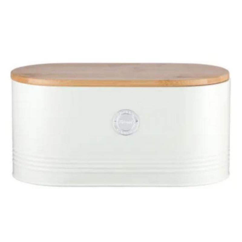 Panera con tapa tabla de pan Living Crema