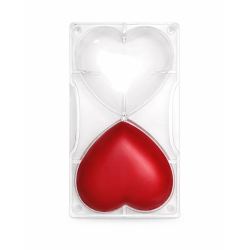 Molde con forma de corazón