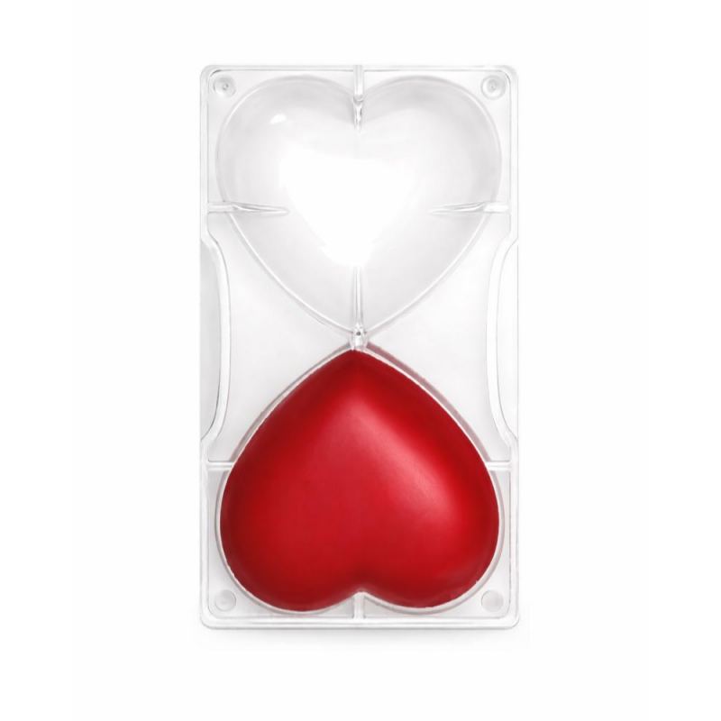 Molde con forma de corazón