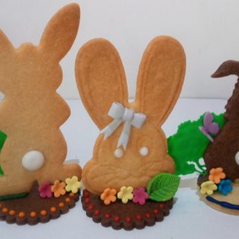 Celebrando pascua (padres e hijos)