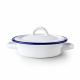 Plato para huevos esmaltado con tapa 14 cm