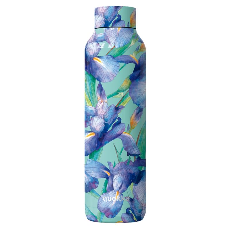 Botella termo blue irises