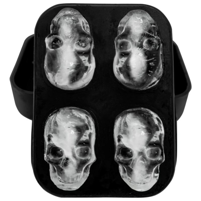 cubitera de hielo calavera