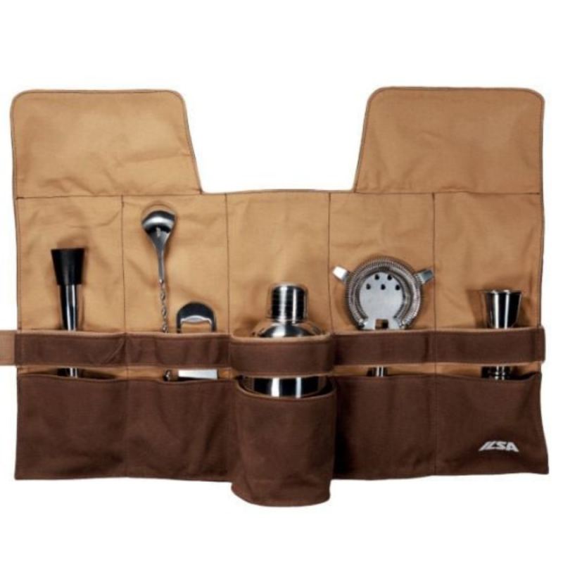 set de coctelería con funda