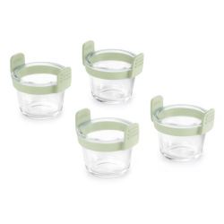 Set de 4 mini vasos de vidrio para freidora de aire Lékué