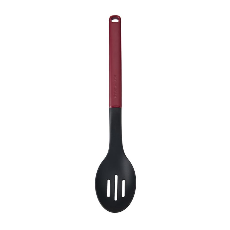 Cuchara Ranurada KitchenAid Roja